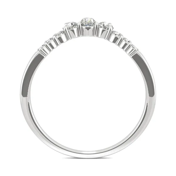 Lotus Curved Wedding Ring