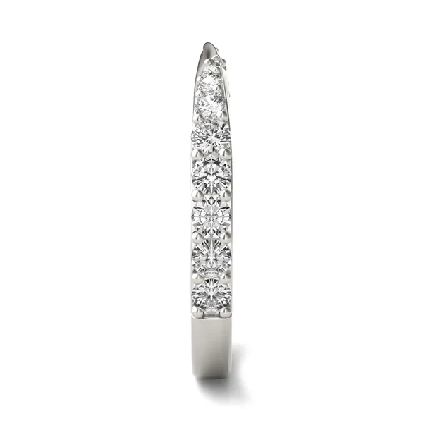 Mobius Accented Curved Wedding Ring