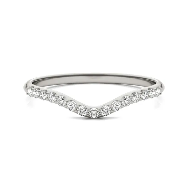 Round Brilliant Signature Accented Halo Petite Matching Band