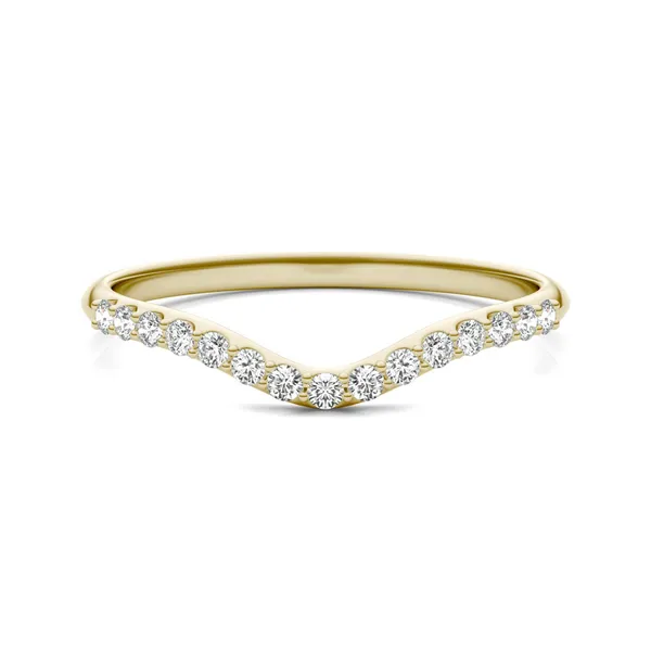Round Brilliant Signature Accented Halo Petite Matching Band