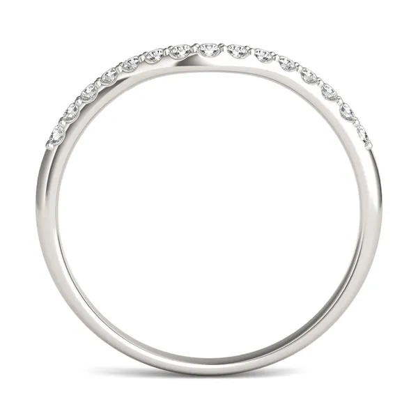 Round Brilliant Signature Accented Halo Petite Matching Band