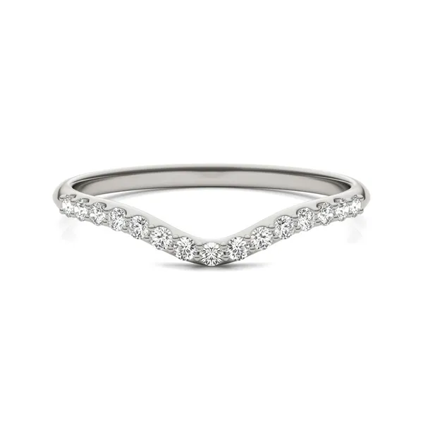 Round Brilliant Signature Accented Halo Petite Matching Band