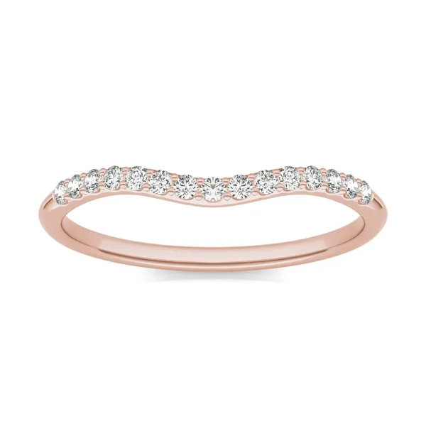 Round Hearts & Arrows Signature Accented Halo Classic Matching Band