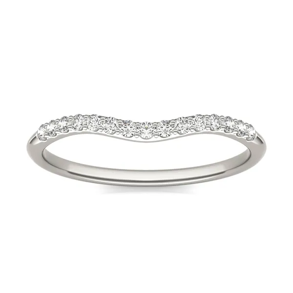 Round Hearts & Arrows Signature Accented Halo Classic Matching Band