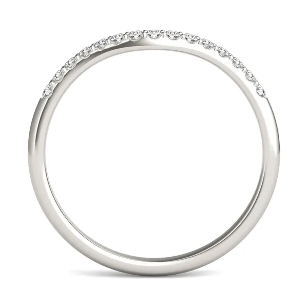 Round Hearts & Arrows Signature Accented Halo Classic Matching Band
