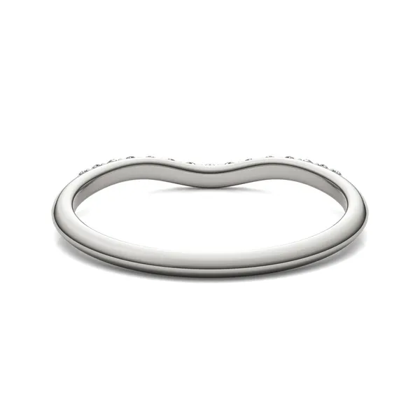 Round Hearts & Arrows Signature Accented Halo Classic Matching Band