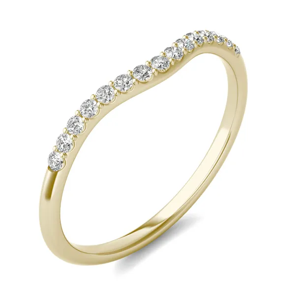 Round Hearts & Arrows Signature Accented Halo Classic Matching Band