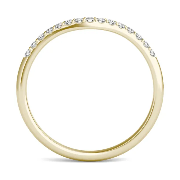 Round Hearts & Arrows Signature Accented Halo Classic Matching Band