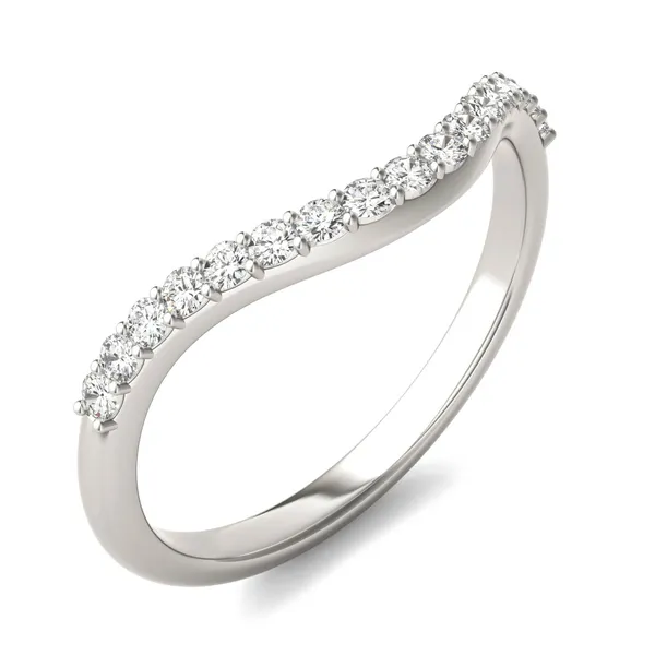 Emerald and Radiant Signature Accented Halo Classic Matching Band