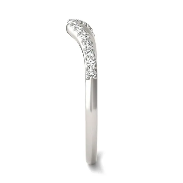 Oval Signature Accented Halo Mini Matching Band