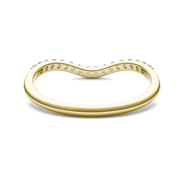 Oval Signature Accented Halo Mini Matching Band (Forever One™)
