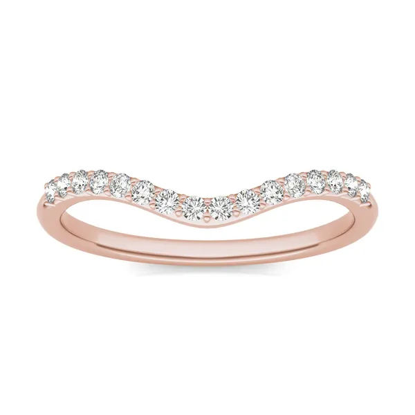 Oval Signature Accented Halo Classic Matching Band