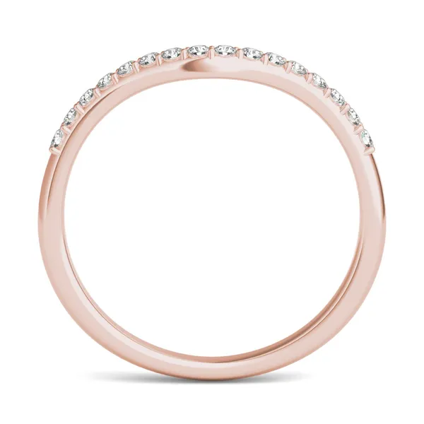 Oval Signature Accented Halo Classic Matching Band