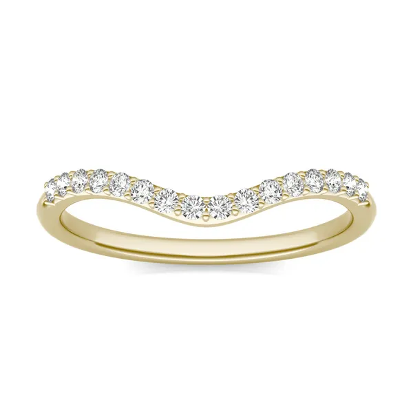 Oval Signature Accented Halo Classic Matching Band