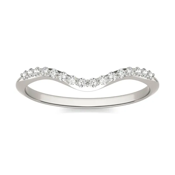 Pear Signature Accented Halo Petite Matching Band