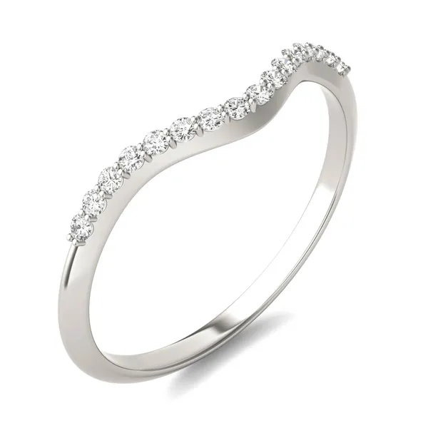 Pear Signature Accented Halo Petite Matching Band