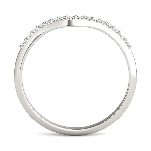 Pear Signature Accented Halo Petite Matching Band