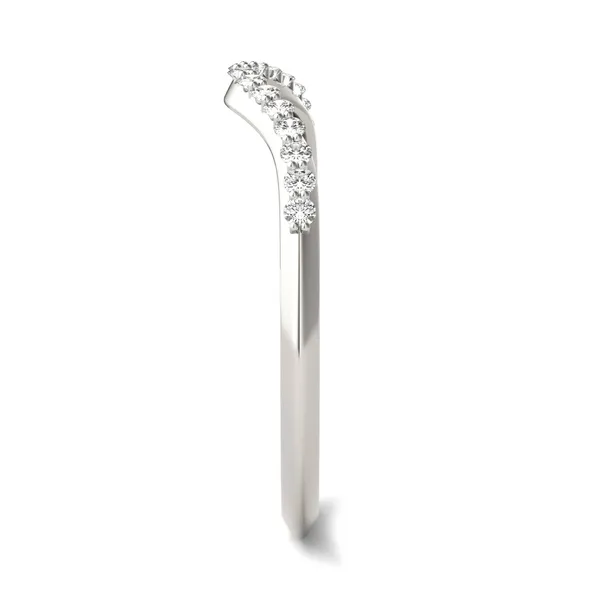 Pear Signature Accented Halo Petite Matching Band