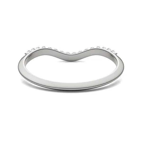 Pear Signature Accented Halo Petite Matching Band