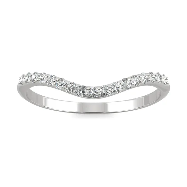 Pear Signature Accented Halo Classic Matching Band