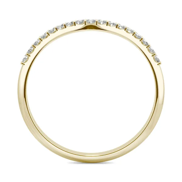 Pear Signature Accented Halo Classic Matching Band