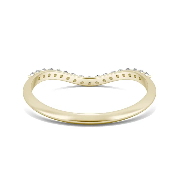 Pear Signature Accented Halo Classic Matching Band