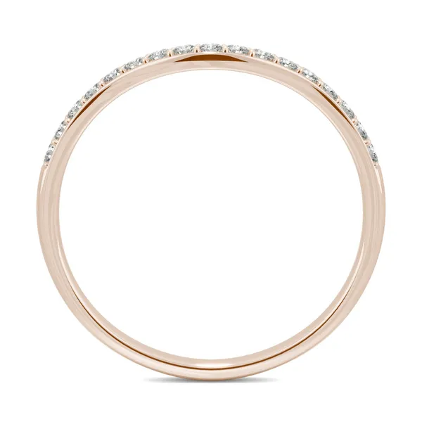 Round Hearts & Arrows Signature Petite Side-Stone Petite Matching Band
