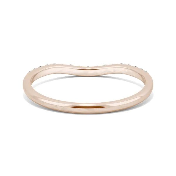 Round Hearts & Arrows Signature Petite Side-Stone Petite Matching Band
