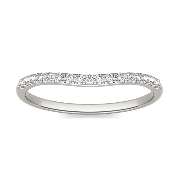 Round Hearts & Arrows Signature Petite Side-Stone Petite Matching Band