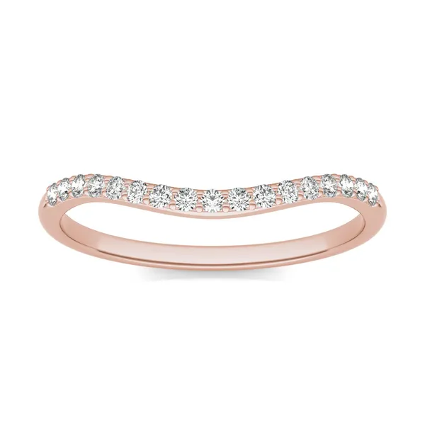 Round Hearts & Arrows Signature Petite Side-Stone Classic Matching Band