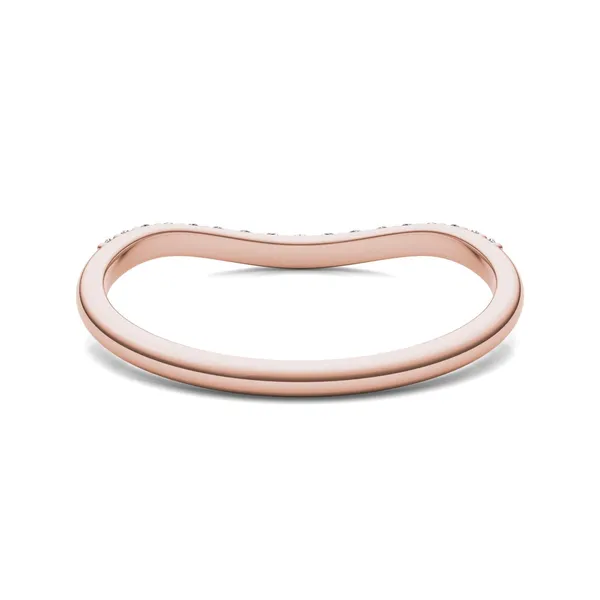 Round Hearts & Arrows Signature Petite Side-Stone Classic Matching Band