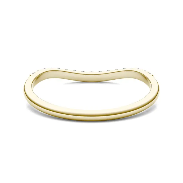 Round Hearts & Arrows Signature Petite Side-Stone Classic Matching Band