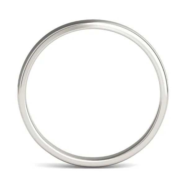 Round Hearts & Arrows Signature Solitaire Petite Matching Band