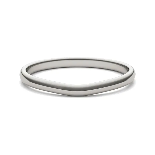 Round Hearts & Arrows Signature Solitaire Petite Matching Band