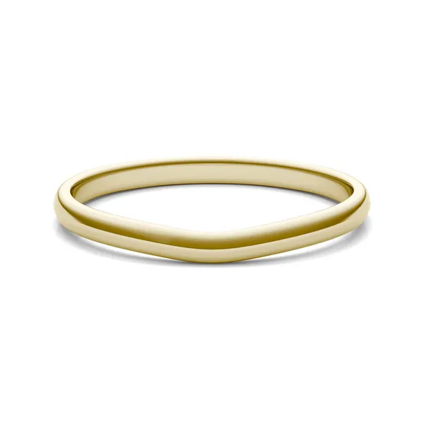 Round Hearts & Arrows Signature Solitaire Petite Matching Band
