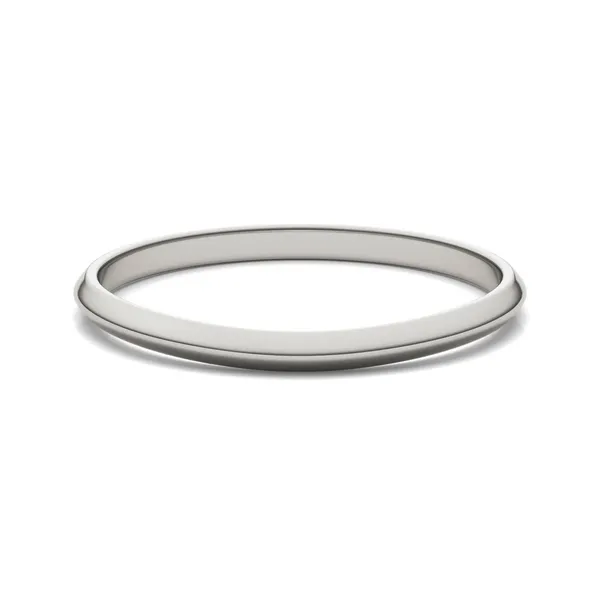 Round Hearts & Arrows Signature Solitaire Classic Matching Band