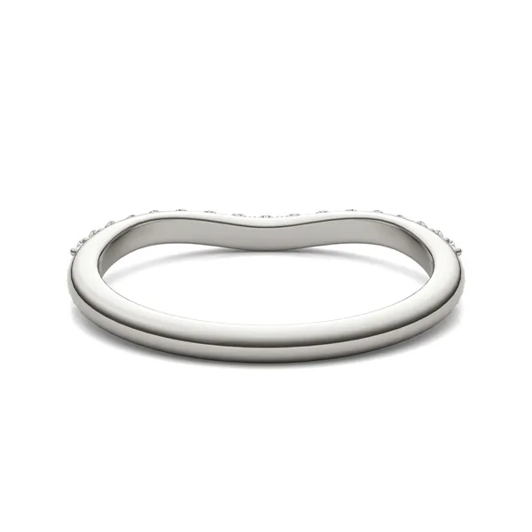 Emerald and Radiant Signature Petite Side-Stone Classic Matching Band