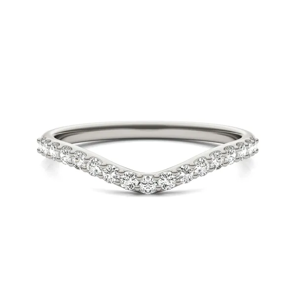 Emerald and Radiant Signature Petite Side-Stone Bold Matching Band