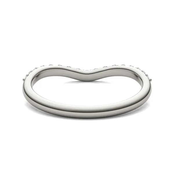 Emerald and Radiant Signature Petite Side-Stone Bold Matching Band