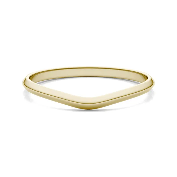 Oval Signature Solitaire Classic Matching Band (14k Gold)
