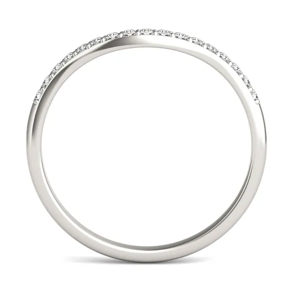 Cushion Hearts & Arrows Signature Petite Side-Stone Classic Matching Band