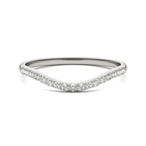 Cushion Hearts & Arrows Signature Petite Side-Stone Classic Matching Band