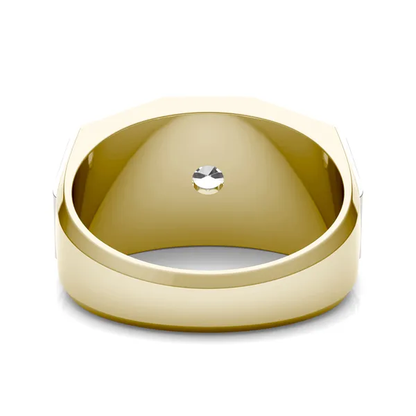 Round Brilliant Apollo Accented Ring