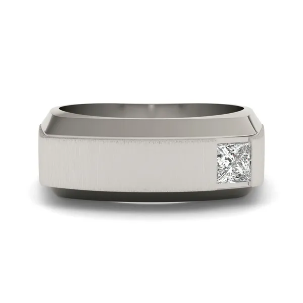 Asymmetrical Princess Signature Ring