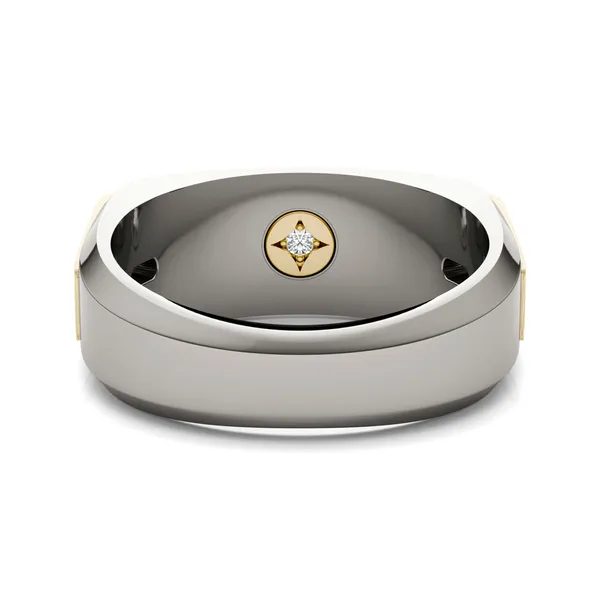 Asymmetrical Princess Signature Ring