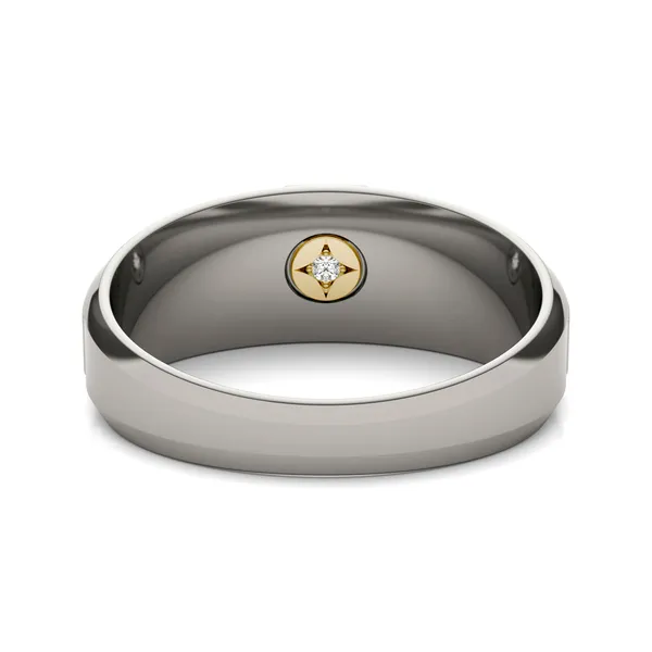 Round Brilliant Hero Accented Signature Ring