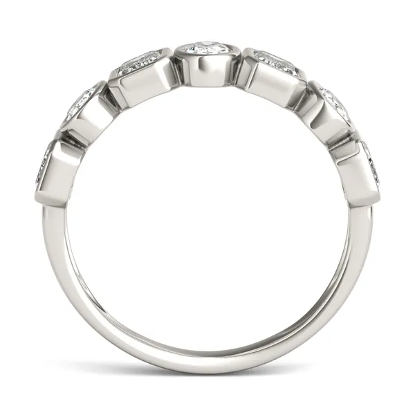 Oval and Emerald Bezel Ring