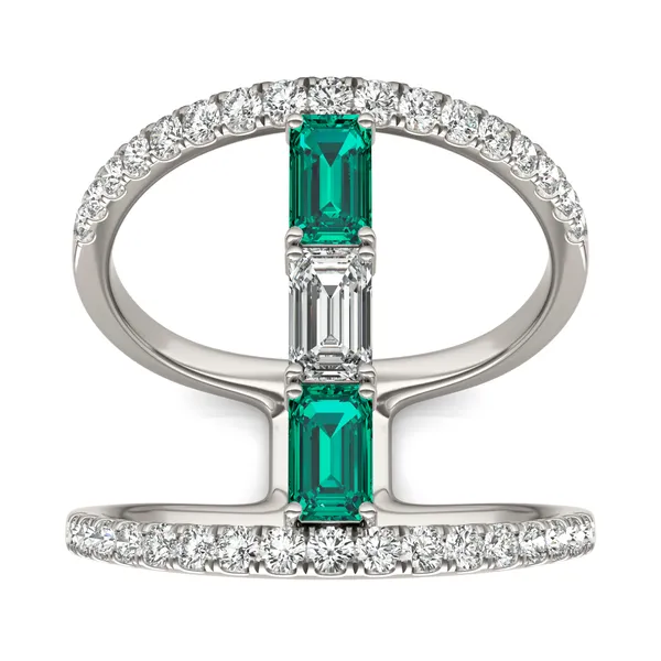 Emerald Journey Statement Ring