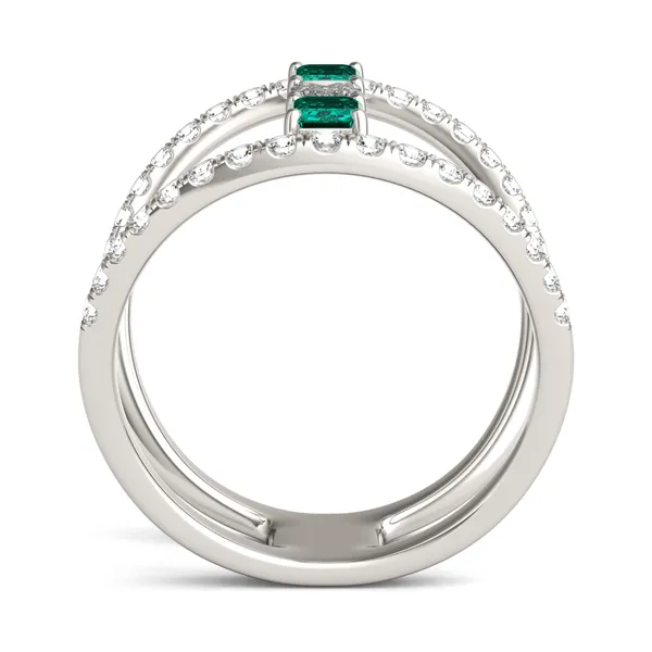 Emerald Journey Statement Ring