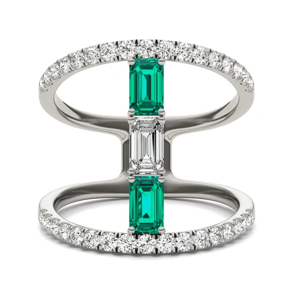 Emerald Journey Statement Ring